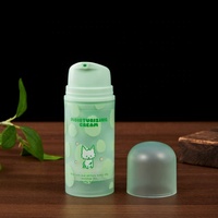 Flacon pompe airless en plastique coloré vide de 50 ml et 100 ml pour sérum et crème cosmétiques avec impression personnalisée – Vente en gros