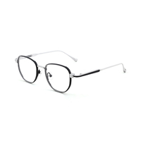 Nuevo Diseño de Monturas Ópticas de Acero Inoxidable, Monturas de Gafas Clásicas para Hombre y Mujer