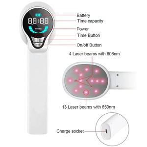 OEM perangkat terapi rehabiliasi medis, perangkat terapi pereda nyeri Laser lampu inframerah merah portabel 808nm + 650nm - Product Image 2