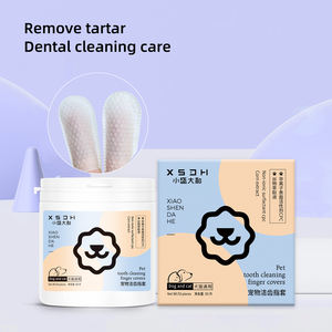 แปรงนิ้วทำความสะอาดช่องปากสัตว์เลี้ยงแบบเป็นมิตรต่อสิ่งแวดล้อม ผ้าเช็ดทำความสะอาดฟันสำหรับแมวและสุนัข - Product Image 2