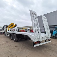 Prix d'usine Shacman X3000 6x4 Camion plateau avec grue hydraulique pliable 8T Moteur Weichai Boîte de vitesses rapide CLW à 10 rapports