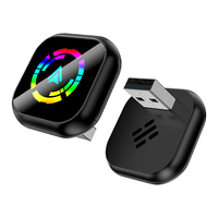 Interface numérique USB multifonctionnelle 2 en 1 pour voiture, utilisation en un clic, adaptateur CarPlay