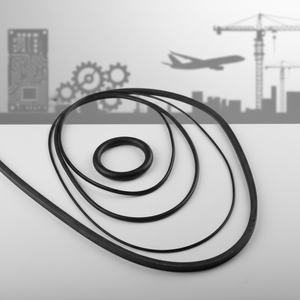 แหวนซีลกันน้ำสำหรับประตูยางแถบขอบซิลิโคนทนอุณหภูมิสูงปรับแต่งได้ - Product Image 1