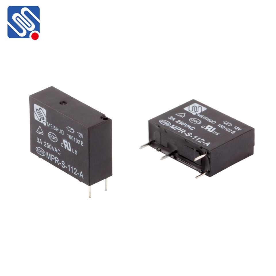 MEISHUO MPR-S-112-A air Condition Start Relay 3a Power Relay 5 Pin 12v