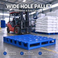 Palette en acier à pousser pour économiser la main-d'œuvre, pour le déplacement de matériaux sur ligne de production avec dispositif de poussée/tirage par chariot élévateur