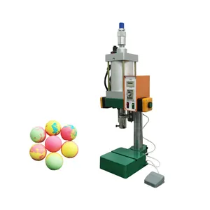 Cheap small bath bomb press machine pneumatic press machine for powder forming bath bomb forming machine