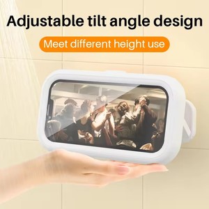 Support mural réglable pour téléphone de <span class=keywords><strong>douche</strong></span> à écran tactile, étui de téléphone étanche anti-buée pour salle de bain – Offre Spéciale - Product Image 5