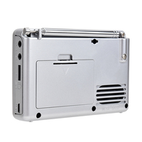 Radio portable multibandes stéréo FM/AM/SW avec basses supplémentaires