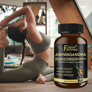 Suplementos de Ashwagandha para Mujeres y Hombres 5200mg Apoyo para el Sueño, el Estado de Ánimo y la Energía Cápsulas de Ashwagandha Extra Fuertes - Product Image 1