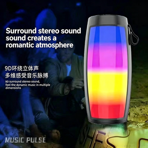 ไฟกลางคืนพกพา RGB เครื่องเล่นเพลงไร้สาย BT ลำโพงสเตอริโอ 9D รองรับ: TF/USB/FM - Product Image 5