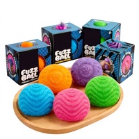Boîte de jouets anti-stress transfrontalière en forme de boule à presser, avec cubes de glace en maltose, gouttes d'eau, ours et fleurs en peluche