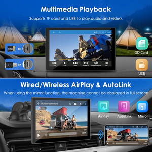 9 ''thông minh Carplay đa phương tiện Máy nghe nhạc IPS màn hình di động cho Carplay Android tự động không dây không khí chơi gương liên kết Stereo đài phát thanh xe hơi - Product Image 3