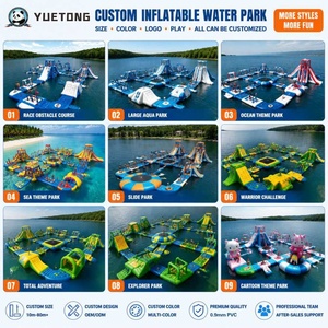 Parcours d'obstacles gonflable commercial extérieur pour enfants avec parc aquatique flottant et trampoline à vendre pour utilisation en mer ou en <span class=keywords><strong>lac</strong></span> - Product Image 3