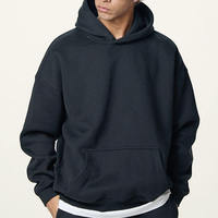 Sweat à capuche décontracté pour homme, coupe ample et courte, épais, personnalisable, de haute qualité, vierge, vente en gros