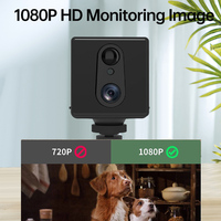 Kamera CCTV Mini O-KAM Pro 1920*1080 Sudut Lebar WiFi Kamera Baterai 1600mAh Kamera Pengawas Nirkabel Kit Perekam