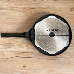 Poêle à frire moderne en aluminium moulé sous pression antiadhésive en granit pour enfants, modèle souriant de <span class=keywords><strong>dessin</strong></span> <span class=keywords><strong>animé</strong></span>, écologique, capacité de 1 à 2 L pour la cuisine à domicile - Product Image 6