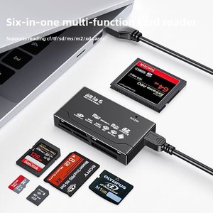 Factory Direct Supply ABS Black White USB 2.0 One <strong>Card</strong> <strong>Reader</strong> for SD MS <strong>Memory</strong> <strong>Cards</strong> External for Notebook 3 Tablet Idino - Product Image 4