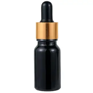 物美价廉彩色黑色玻璃护肤透明磨砂奢华生态滴管瓶滴管透明玻璃瓶