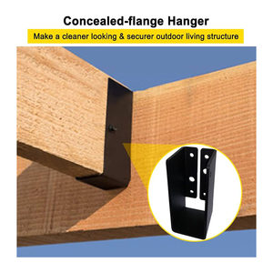 Tùy Biến Nhiệm Vụ Nặng Nề Thép Mạnh Mẽ Cap <span class=keywords><strong>Tie</strong></span> Kim Loại Khung Góc 3X3 Chùm Gỗ Hàng Rào Bài Kết Nối - Product Image 6