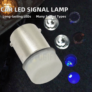 Ampoule LED de clignotant 3014 9SMD BA15S BAY15D 1156 1157 12V 24V Blanc, lumière de recul - Product Image 2
