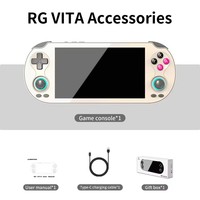 Console de jeu portable ANBERNIC RG VITA Pro, lecteur de jeux rétro portable, prend en charge les émulateurs PSP/PS1/N64, console de jeux d'arcade