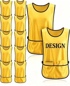 Gilet de Volontaire en Maille Personnalisable avec Logo et Poches, Bretelles Latérales Ajustables, Vente en Gros, pour Uniformes d'Équipe et d'Entraînement - Product Image 4