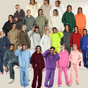 Sudadera con Capucha Extra Grande de 345 g/m², con Estampado Personalizado, Logotipo, Bolsillo, Hombros Caídos, Felpa, Unisex - Product Image 2