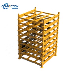 Giá Để Cuộn Vải Dệt Giá Để Cuộn Tấm Ống Gấp Được Giá Để Pallet Sau Thép Xếp Chồng - Product Image 4