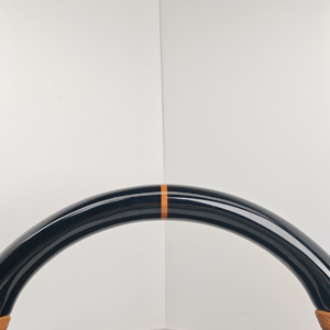 Volante in Pelle Marrone e Nero Lucido per BMW Serie F01 F10 F20 F30 F32 F36 X5 F15 F25 F80 F82 F85 F87 F90 E90, Compatibile con M5 M4 M2 M6 - Product Image 4