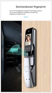 אפליקצית tuya-נשלטת כניסה חכמה פנים ו-3D קורא טביעות אצבע קישוריות wifi דלת כניסה דיגיטלית - Product Image 2