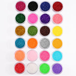 Haute qualité acrylique <span class=keywords><strong>24</strong></span> couleurs 3D Nail Art paillettes poudre éblouissante chatoyante fine ongles paillettes <span class=keywords><strong>sucre</strong></span> décorations Salon utilisation - Product Image 5