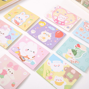 Tarjeta de Felicitación de Cartón con Diseño de Oso Pequeño, Impresión a Cuatro Colores, Estilo Ins, Creativa, para Estudiantes, con Sobre, para Cumpleaños, con Servicio Postventa - Product Image 2