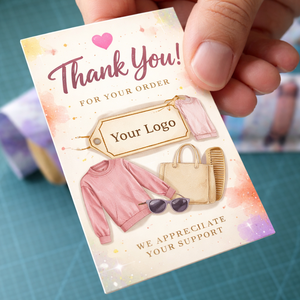 Sobres Personalizados al por Mayor con Logotipo Impreso, 300gsm, Bajo MOQ, Tarjetas Postales a Todo Color, Tarjetas <span class=keywords><strong>de</strong></span> Agradecimiento Promocionales para Negocios - Product Image 1