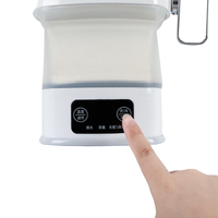 Bouilloire Électrique Pliable en Silicone de Sécurité 0,8L 850W pour Voiture ou Usage Domestique