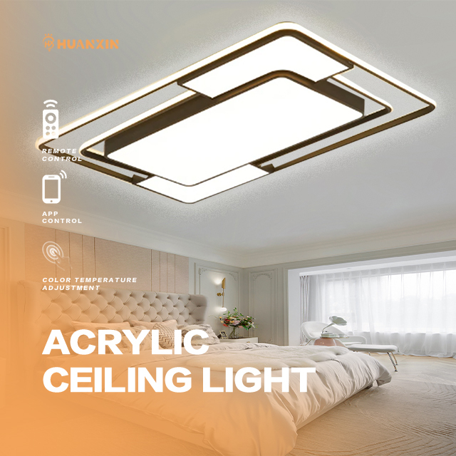 Full Light Coverage LED Ceiling Lamp Surface Mounted Home Living Room Ceiling Light With Switch Remote Control APP Control