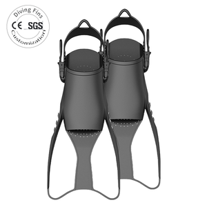 Aletas Cortas Ajustables de TPR+PP para Snorkel y Buceo, Aletas Cortas con Logotipo Personalizado Hechas de Goma de Calidad - Product Image 1