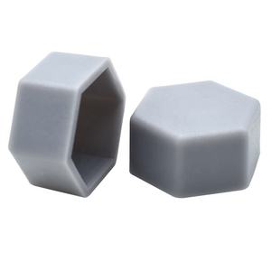 Capuchon de protection d'écrou à tête plate hexagonale M6M8 Couvercle décoratif en plastique étanche à la poussière anti-âge avec filetage M3 - Product Image 2