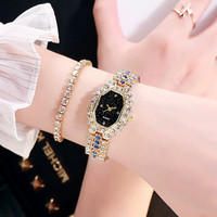 Modieuze Horloge Voor Vrouw Diamant Quartz Horloges Dames Armband Sieraden Set Geschenken Voor Vrouwen Bulk Kopen