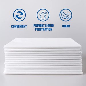 Draps de lit jetables non tissés imprimés unis 80x180cm 100TC pour salon de beauté, hôtel, hôpital, table d'examen médical, massage - Product Image 3