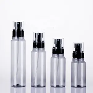 Siyah sis sprey plastik 150 serum sis sprey şişeleri ile 100l 200ml pet şişe ml eğik omuz