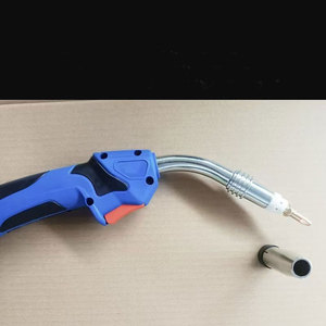 Antorchas de soldadura de cuello de cisne de cobre con protección de gas, personalizadas <span class=keywords><strong>para</strong></span> Europa, 220A, 3m/4m/5m, ANNUO Bolt War Gun - Product Image 4