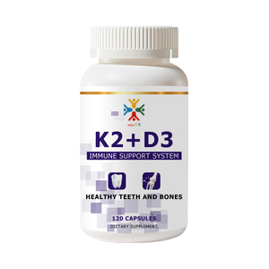 Capsules de Vitamine K2 + D3 en Gros – Formule Double Action pour Soutenir la Fonction Immunitaire et la Santé Osseuse - Product Image 1