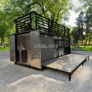 Contenedor Marítimo Móvil Contemporáneo para Restaurante de Helados, Bar de Playa, Cafetería Prefabricada, Resistente y Duradero - Product Image 2
