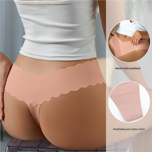 Nouvelle conception 2025, sous-vêtements féminins en maille respirante, culottes en <span class=keywords><strong>modal</strong></span> et bambou, douces, confortables, élégantes, sans couture, string pour femmes - Product Image 2