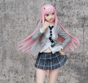 19CM <span class=keywords><strong>Darling</strong></span> in the Franxx Zero Tow 02 Anime PVC figura juguete uniforme escolar - Product Image 4