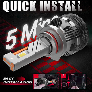 Đèn pha ô tô <span class=keywords><strong>LED</strong></span> 6000k 500w 200 Watt <span class=keywords><strong>20000</strong></span> Lumens ánh sáng trắng tự nhiên, quạt im lặng T80 <span class=keywords><strong>LED</strong></span> H1 H4 H7 H9 H11 - Product Image 4