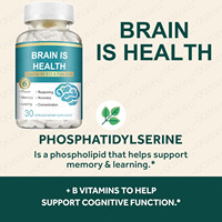 Capsules OME privées pour la santé du cerveau avec vitamines B6, B12 et acide folique, favorisent la mémoire, l'apprentissage et les fonctions cognitives