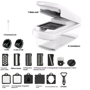 Cortador <span class=keywords><strong>de</strong></span> verduras Manual multifuncional <span class=keywords><strong>de</strong></span> acero inoxidable, herramienta <span class=keywords><strong>de</strong></span> cocina para el hogar, <span class=keywords><strong>rallador</strong></span> <span class=keywords><strong>de</strong></span> PP Material, rodillo triturador - Product Image 6