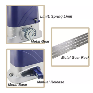Dân Cư 800KG Hệ Thống Bánh Răng Động Cơ Điện Trượt Cổng Opener/Cửa Trượt Động Cơ - Product Image 6