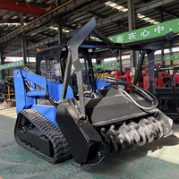 Multifunzione Caricatore a binario compatto trattore per macchine agricole 100hp 140hp 75hp EPA CE Forest Mulcher Skid Steer